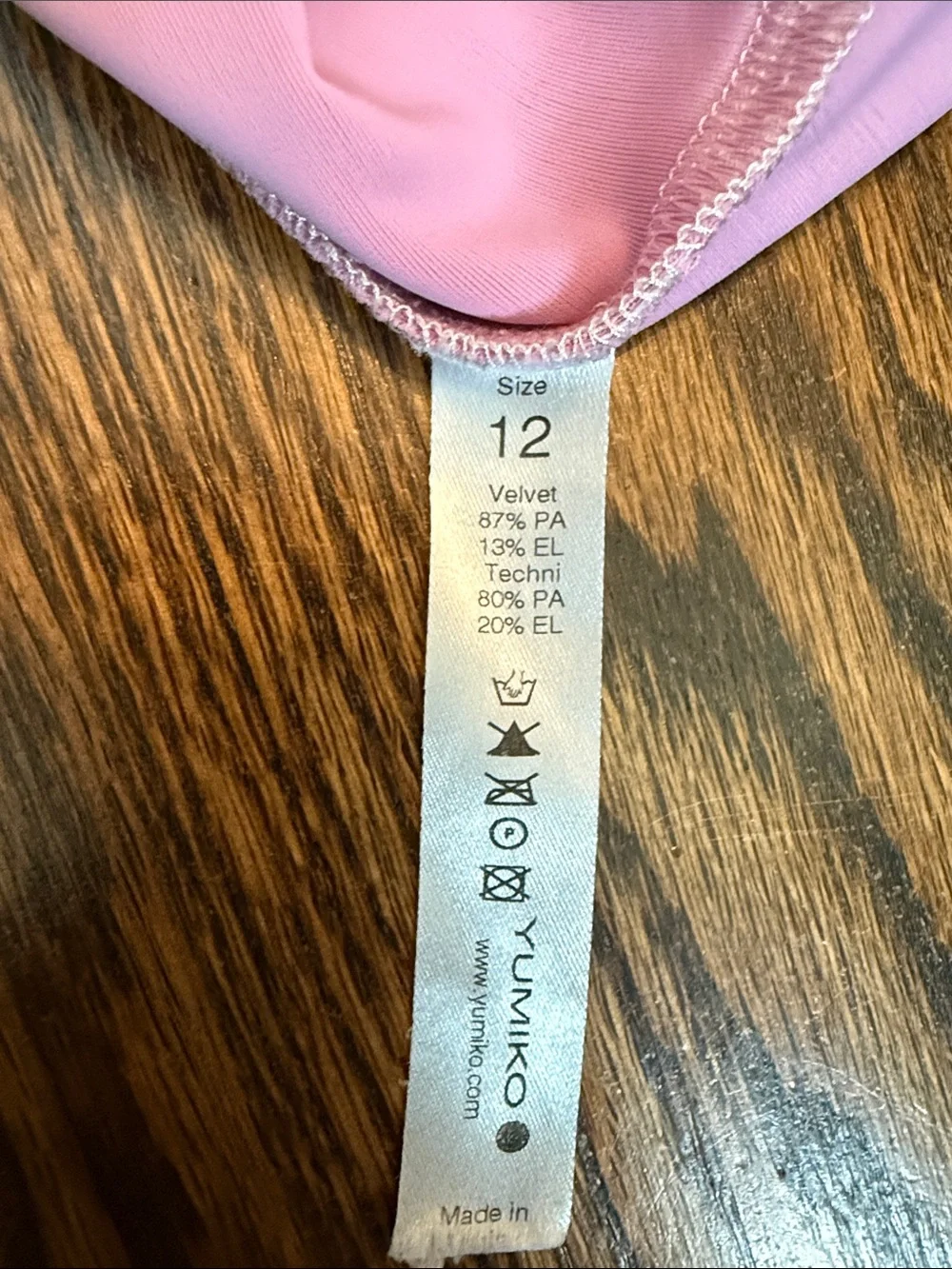 YUMIKO Pink Classic youth size 12
